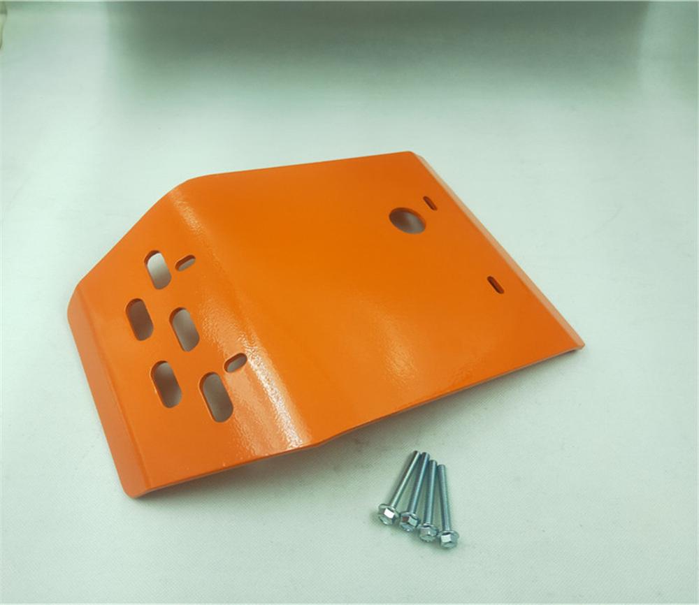 For Yamaha XT250 XG250 Tricker XG250 Serow XT250 Motorcycle Stainless Steel Skid Plate Engine Guard Chassis Protection Cover: Orange