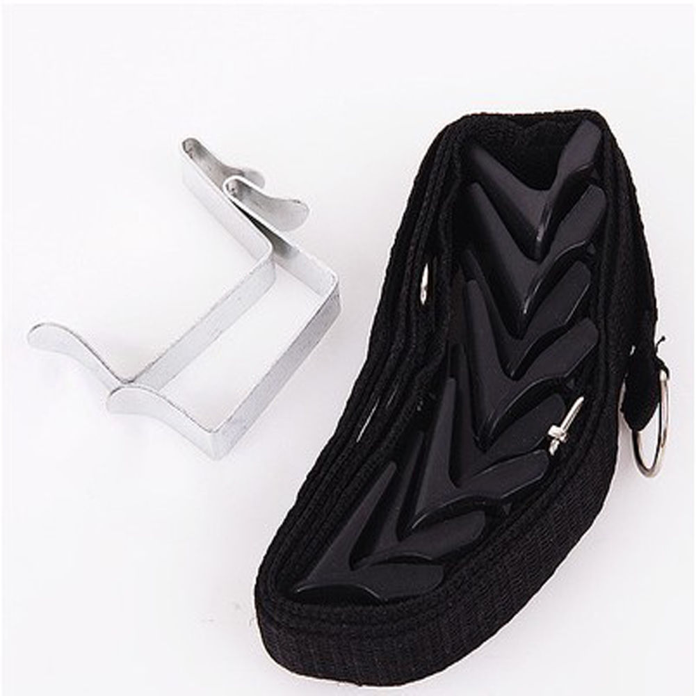 Stylish Multipurpose Baseball Cap Rack Bags Holder Rack Saving Space Organizer Storage Door Closet Hanger Household: Black