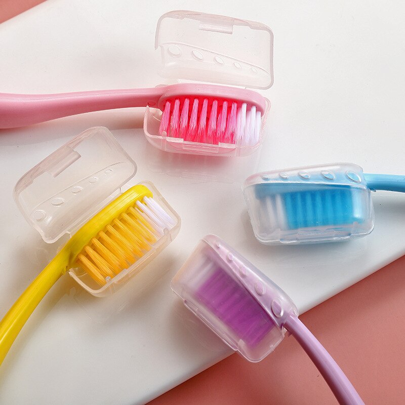 8PC Soft Bristle Color Toothbrush Can Clean Tongue Coated Toothbrush Multifunctional Home Toothbrush Travel Toothbrush