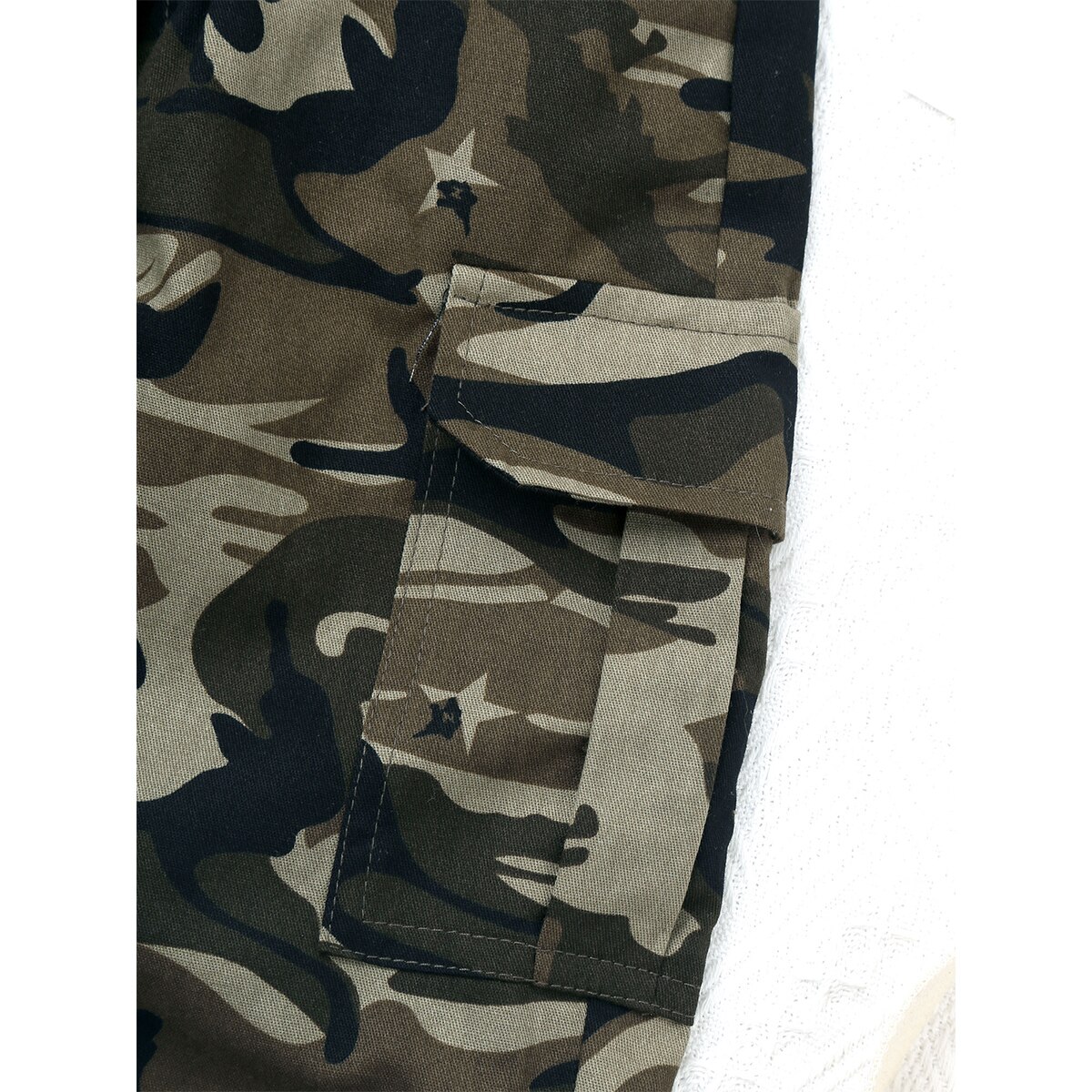 Kids Camo Trousers Teenage Boys Cargo Pants Casual Cotton Sport Pants Children Camouflage Pants For Boys Joggers Sweatpants