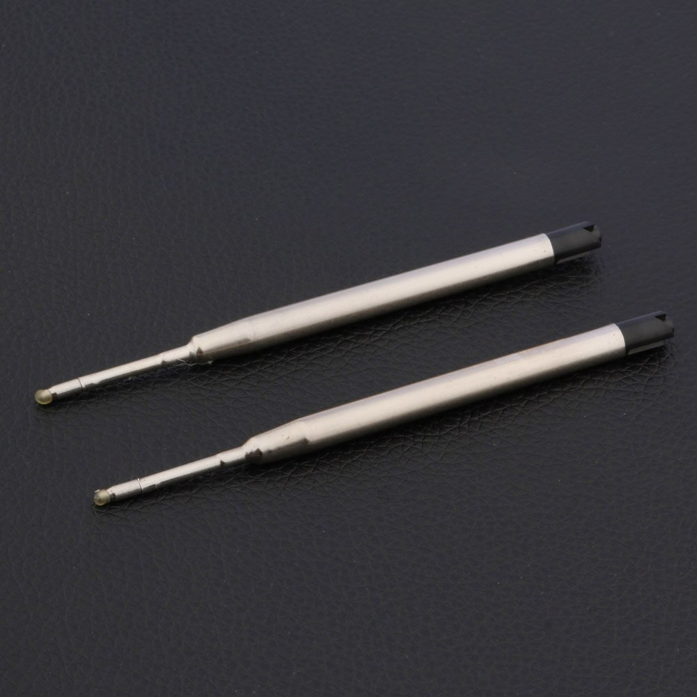 98mm Ballpoint Pen ink Refills stainless steel 5Pc BLUE 5Pc 424 ink Refills Stationery Office School Supplies Ball point pen