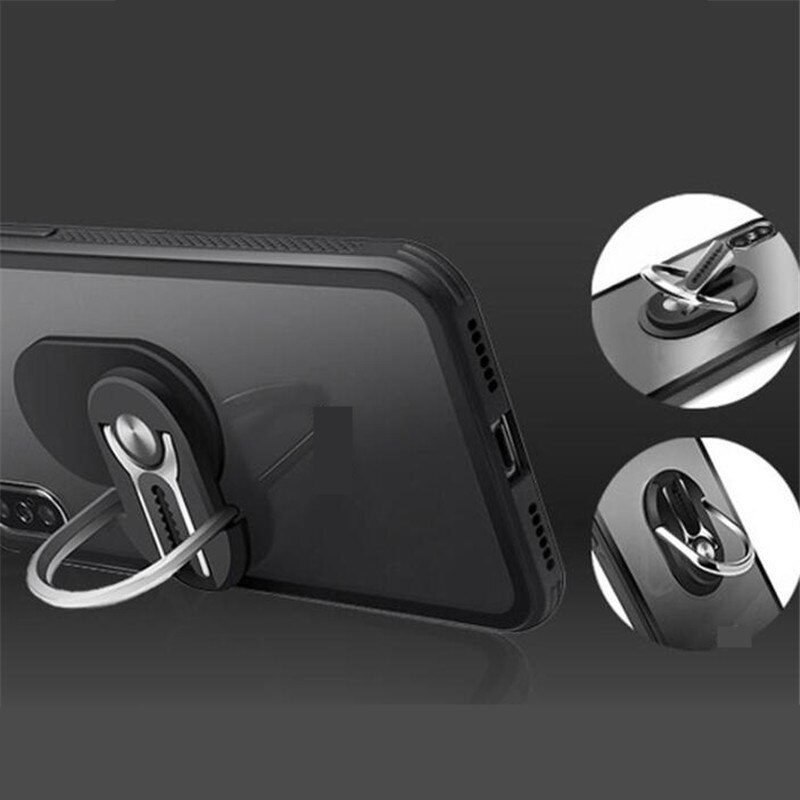 Mobile Auto Telefon Ring Halter Oval 2 in 1 Multifunktionale Unterstützung Magnetische 360 Stehen Buchse Movil Für Telefon Handy iphone