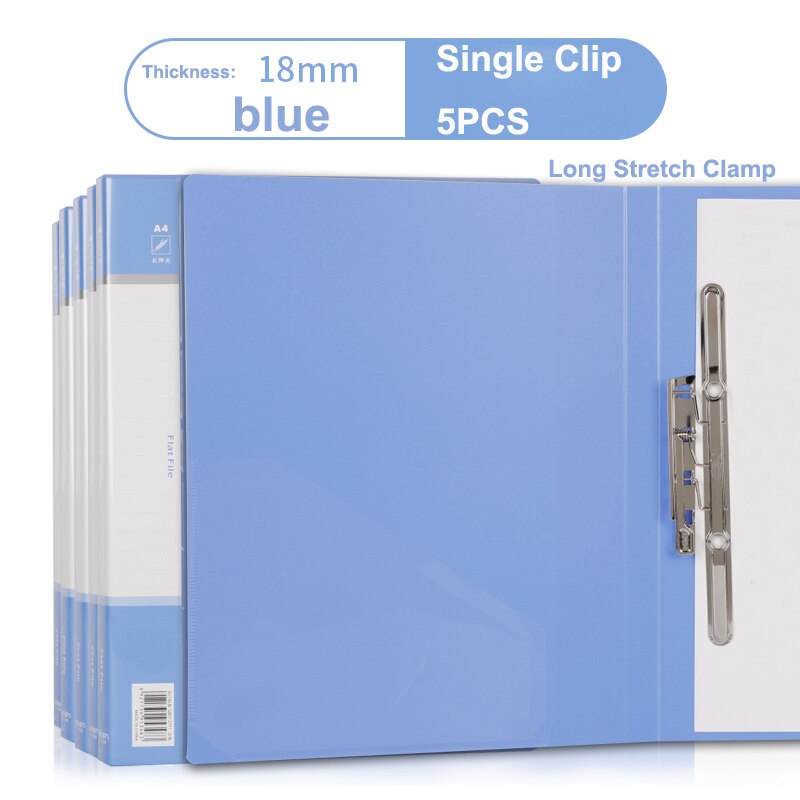 5pcs A4 Double Board Folder Strong Clip File Folder Board, Paging Book Clip Storage Box, Student Board Folder Office Supplies: Style 2