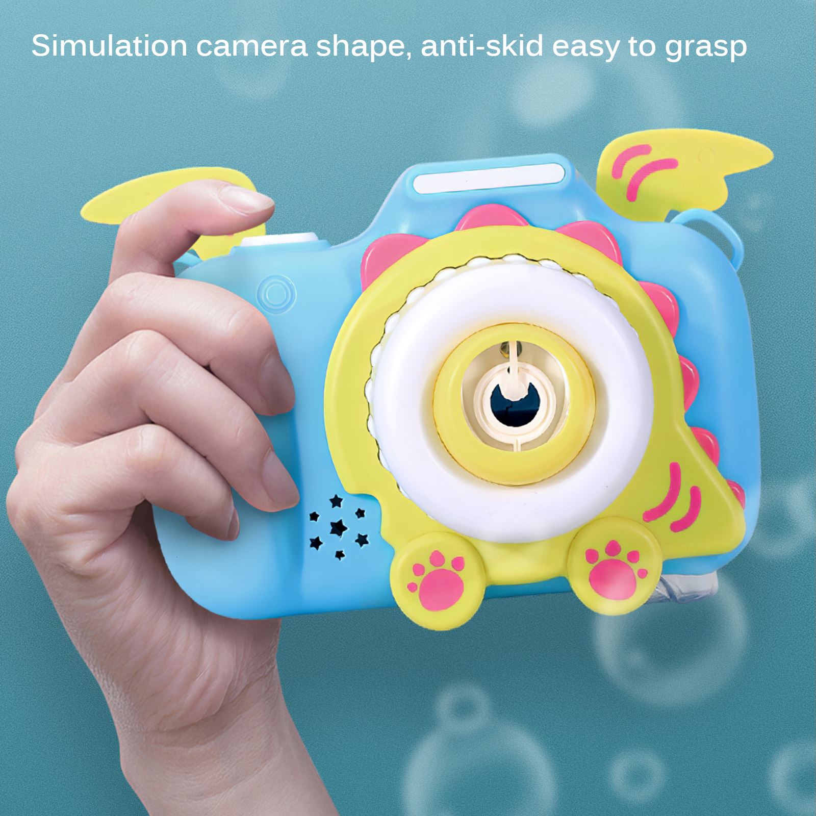 Children'S Camera Bubble Machine Toy Electric Music Toy Outdoor Sports Bubbler Maker For Kids Birthday Soap Blow Bubbles