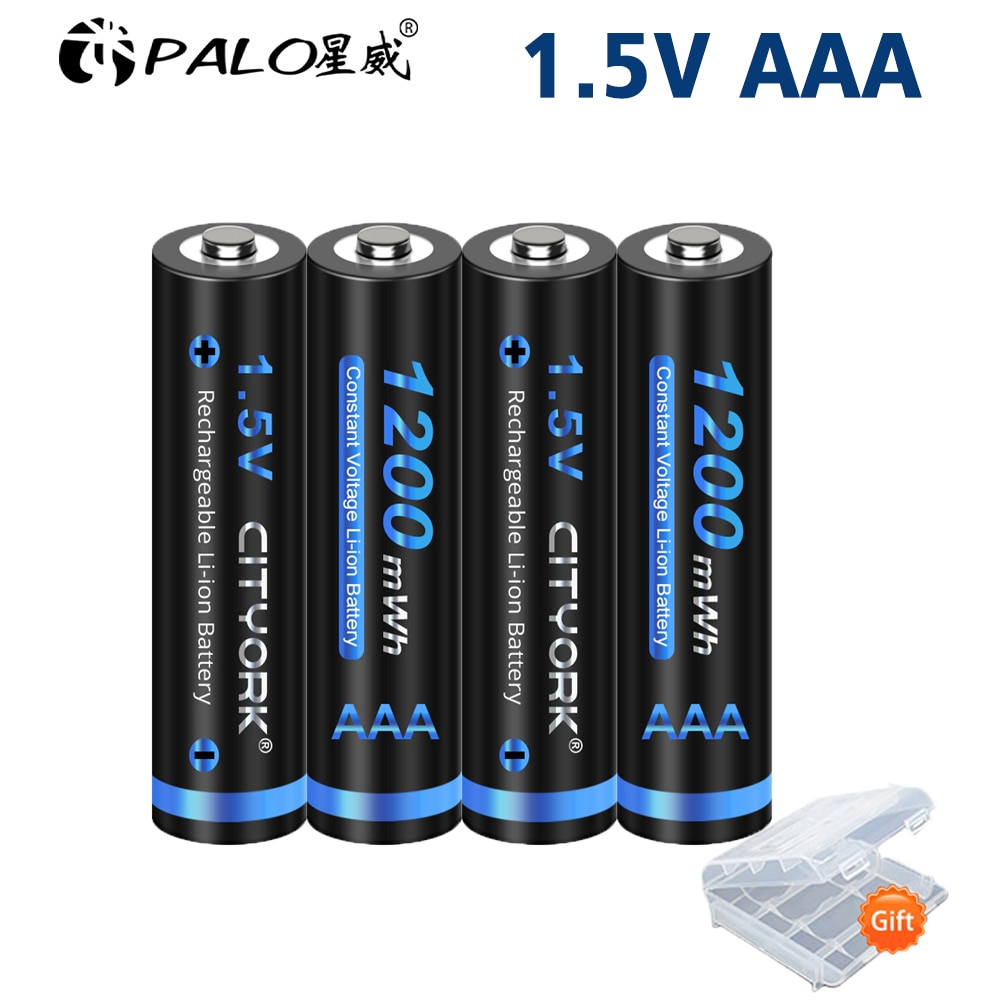 1.5V AAA Lithium Rechargeable Battery 1200mWh AAA 1.5V Li-ion li ion Battery For Remote control ,Wireless mouse aaa batteries