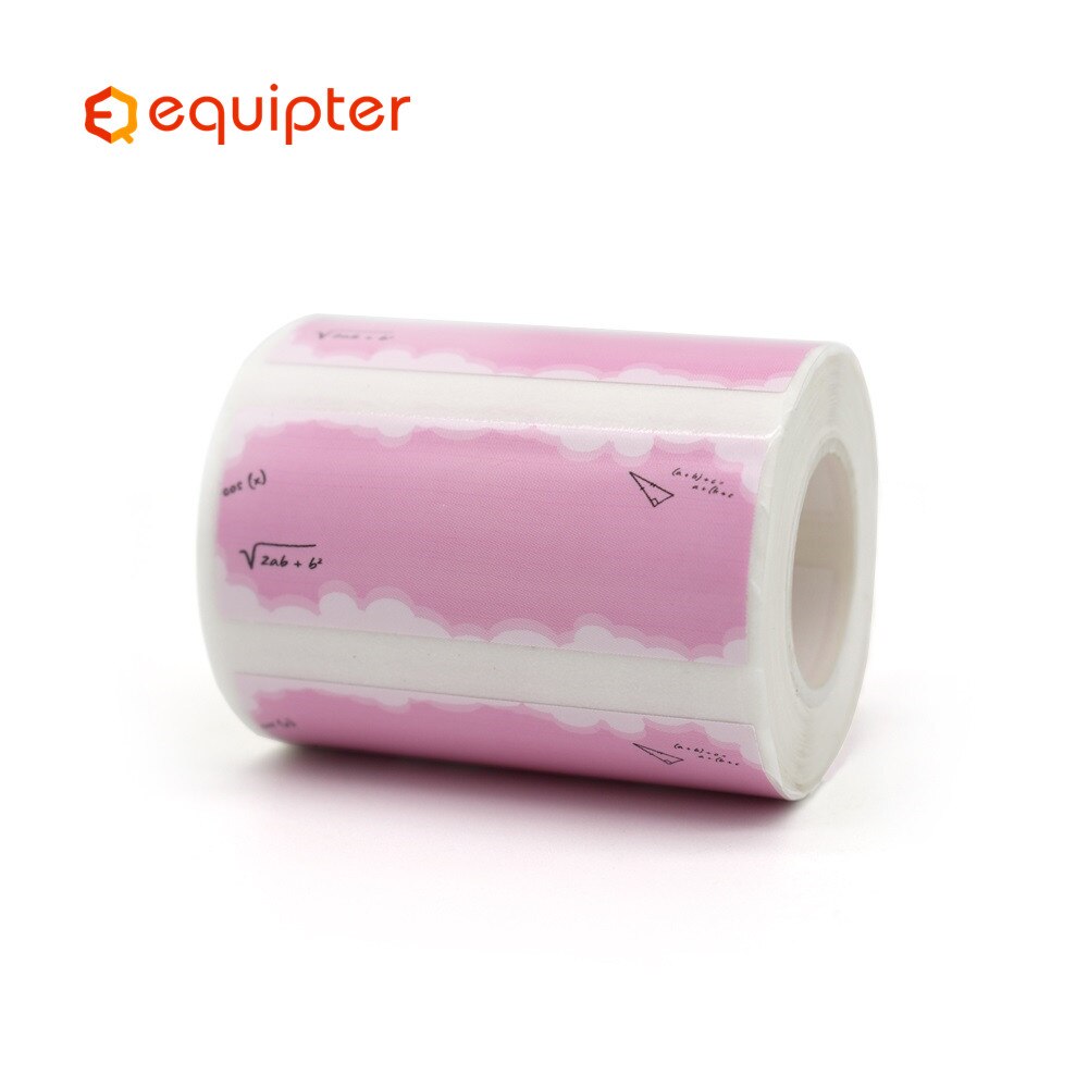 50*20mm Verschiedene Modelle Niedlich Thermische Etikett Rolle Typeable Washi Band SchöNe markieren Aufkleber Für EQ11 Mini Thermische Etikett Drucker: Rosa Hinweis