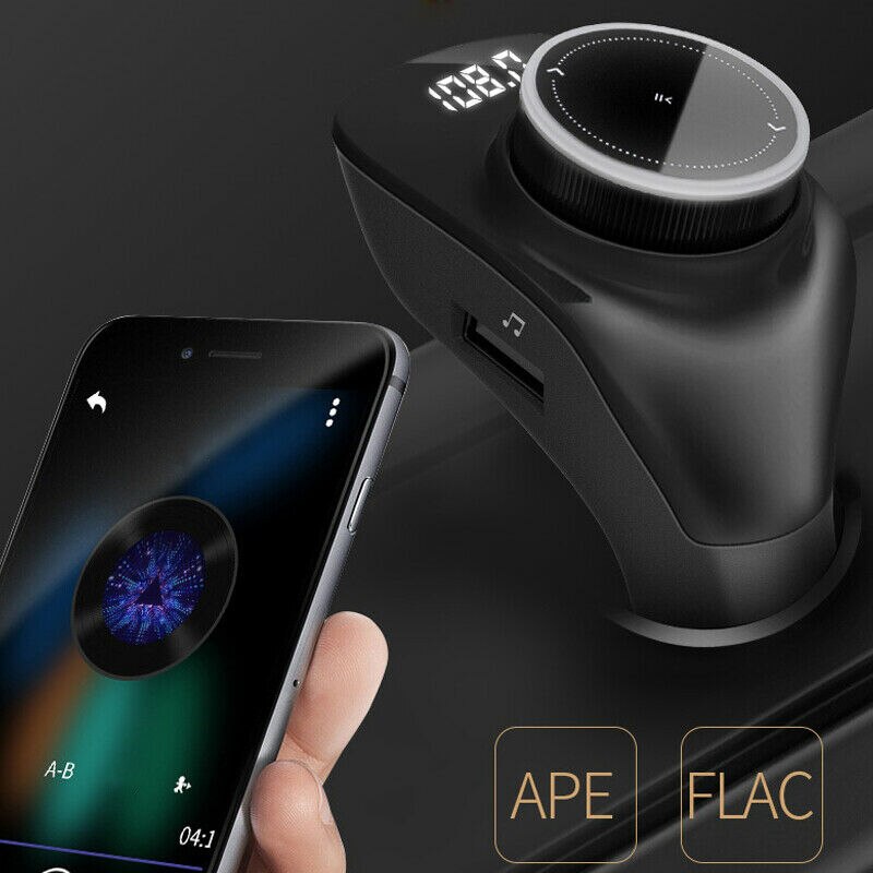 for Car Bluetooth MP3 Player Bluetooth Hands-Free Multi-Function Receiver Music Adapter Car Charger