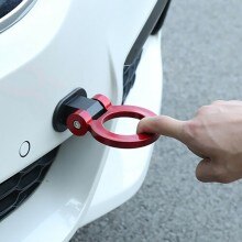 Uniwersalna dekoracja wyścigi hak holowniczy akcesoria z hakiem robić samochodu wyścigi pierścień holowniczy