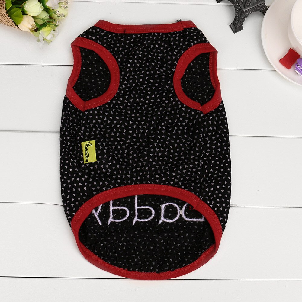 Xs/s/m/l kleine huisdier hondenkleding kostuum vest puppy kattenkleding t-shirt mouwloos mascottes huisdierkleding honden