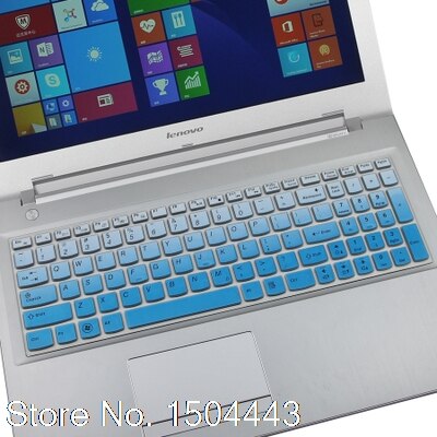 Silikon Tastatur Abdeckung Schutz für Lenovo Ideapad Z50 70 75 Z50-70 Z50-75 100-15 100-15IBY 100- 15IB B50-10 G700 G500 G505: fadeblue