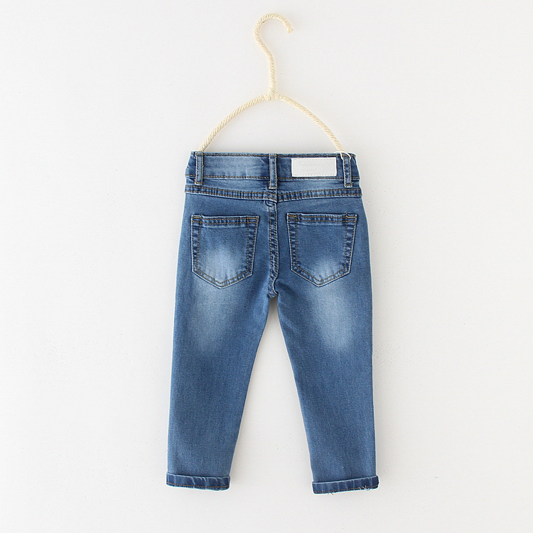 Lente Meisjes Jeans Kids Baby Jeans Voor Kinderen Jongens Meisjes Leggings Denim Broek Peuter Broek Meisjes Kinderen Broek Voor Jongen meisje 0-3Y