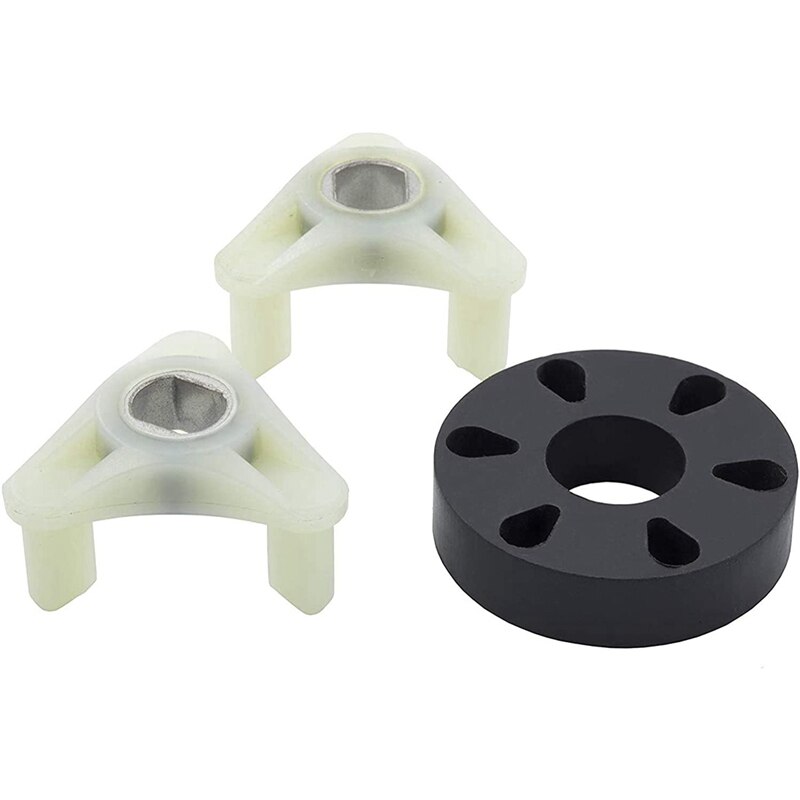 4 Pack 285753A Direct Drive Motor Coupling Kit with Metal Core Replacement Part for Whirlpool & Kenmore Washers