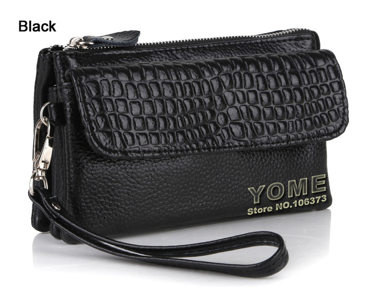 vrouwen messenger bags dag clutch lederen Steen Patroon portemonnee avond portemonnees en handtassen, YB-DM608: Zwart