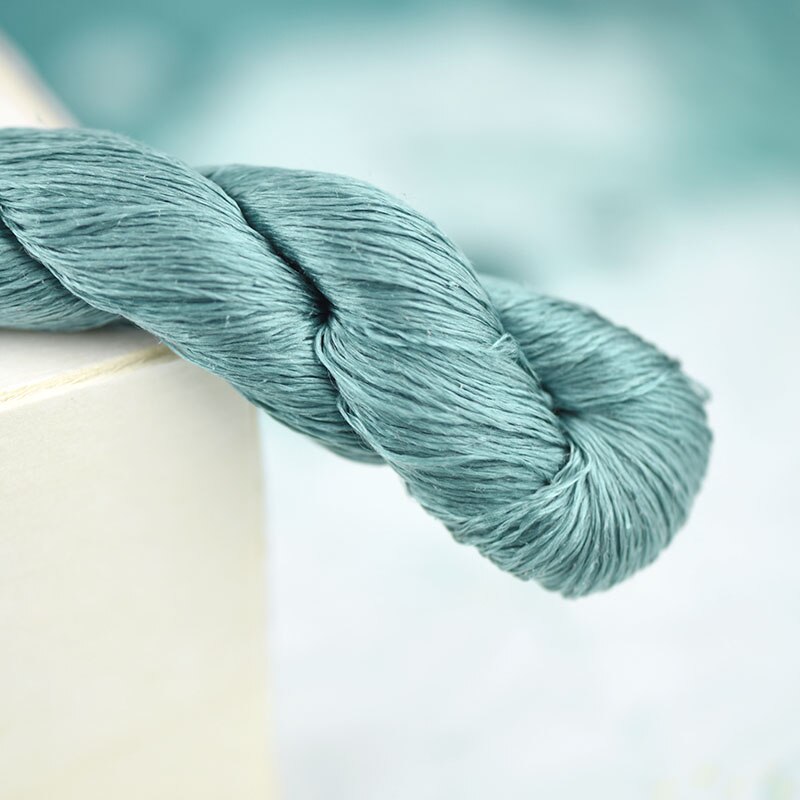 silk embroidery thread / 100% silk thread /hand embroidery embroider cross stitch/mineral green/7 gradient color: 2