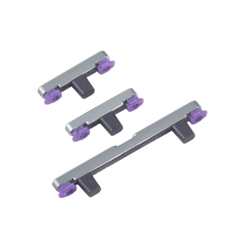 1 conjunto de botões laterais de ligar/desligar e volume para motorola moto edge 60 pro  xt2507-5 peça de reposição): Azul / verde