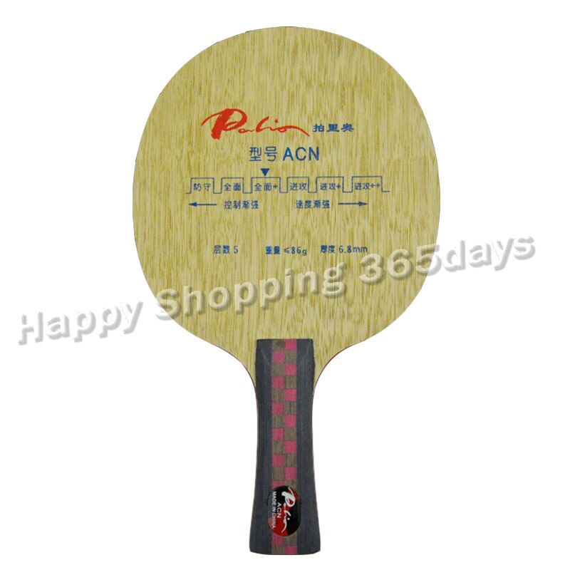 Originele Palio ACN puur hout tafeltennis blade alle ronde tafeltennis rackets racket sport indoor sport snelle aanval lus