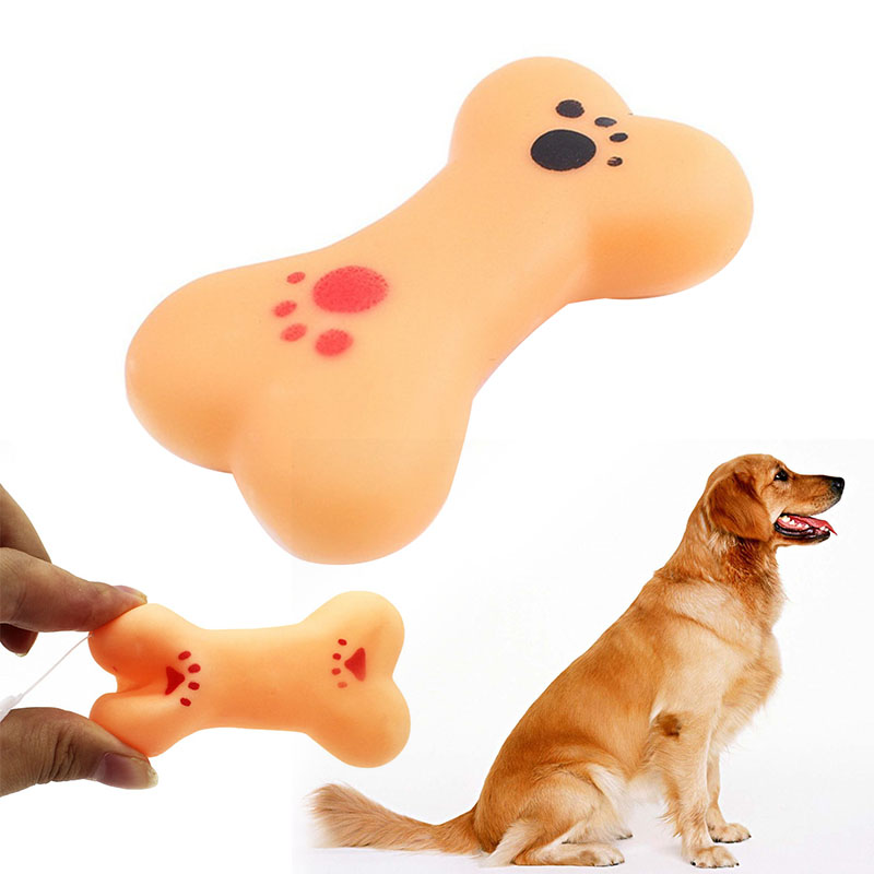 1 Pc Transer Dierenwinkel Hond Speelgoed Rubber Bot Vorm Squeak Geluid Interactive Chew Speelgoed Voor Kleine Hond Puppy