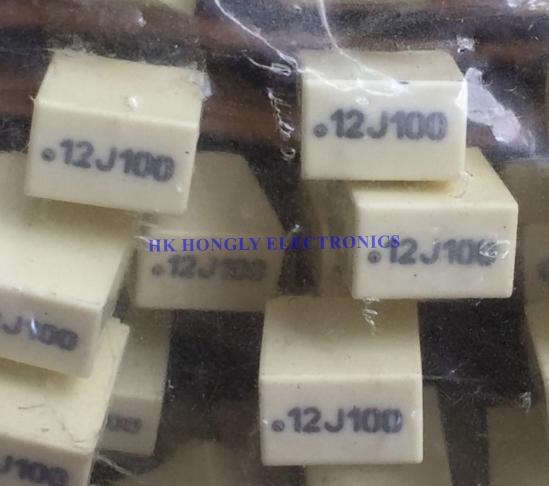 50PCS R82 100V .1J100 .12J100 .15J100 .18J100 .22J100 .47J100 .33K100 474J100 0.1UF 0.12UF 0.15UF 0.18UF 0.22UF P=5mm Capacitor: .12J100 0.12UF