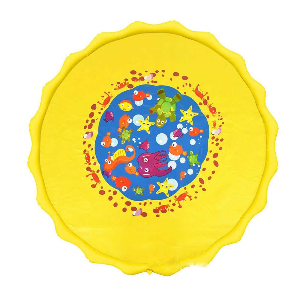 Lek vannmatte plen spill pute svømmebasseng oppblåsbar spray vann pute pvc spill familie hage klapp sommer