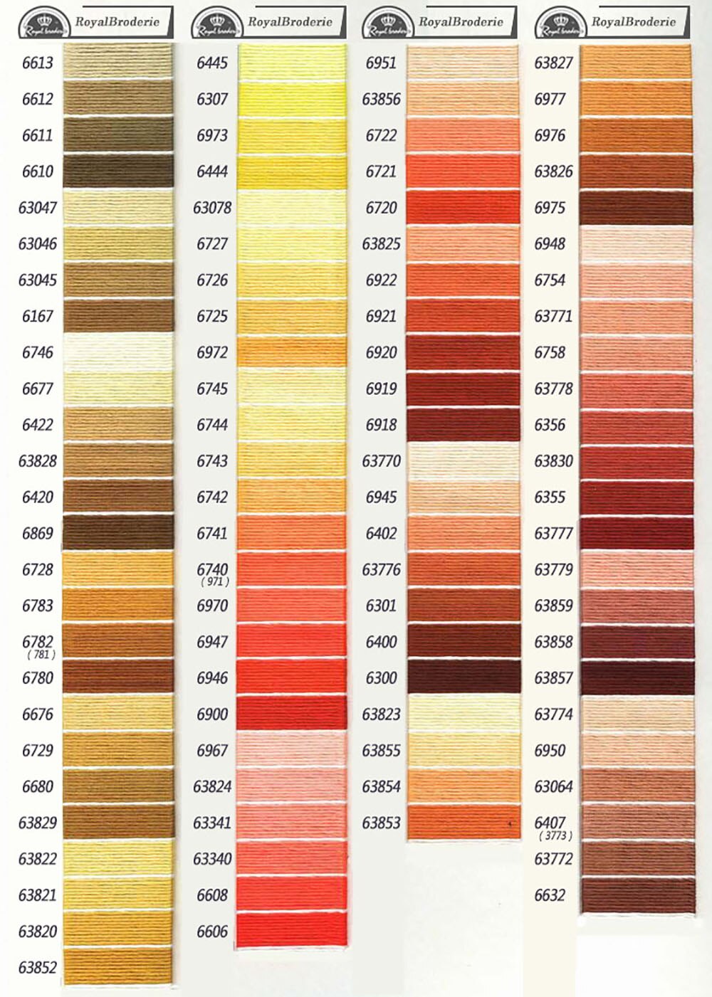 All 447 Rainbow Colors Embroidery Floss Pack 100% Long-staple Egyptian Cotton Cross Stitch Thread, 8 Meter 6 Strands