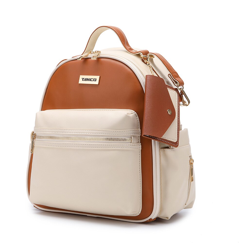 DIRRONA Damen Rucksack – Lässiger PU Leder Rucksack, Wasserdicht, Diebstahlschutz, Mit Quaste, 28x35x20 Cm