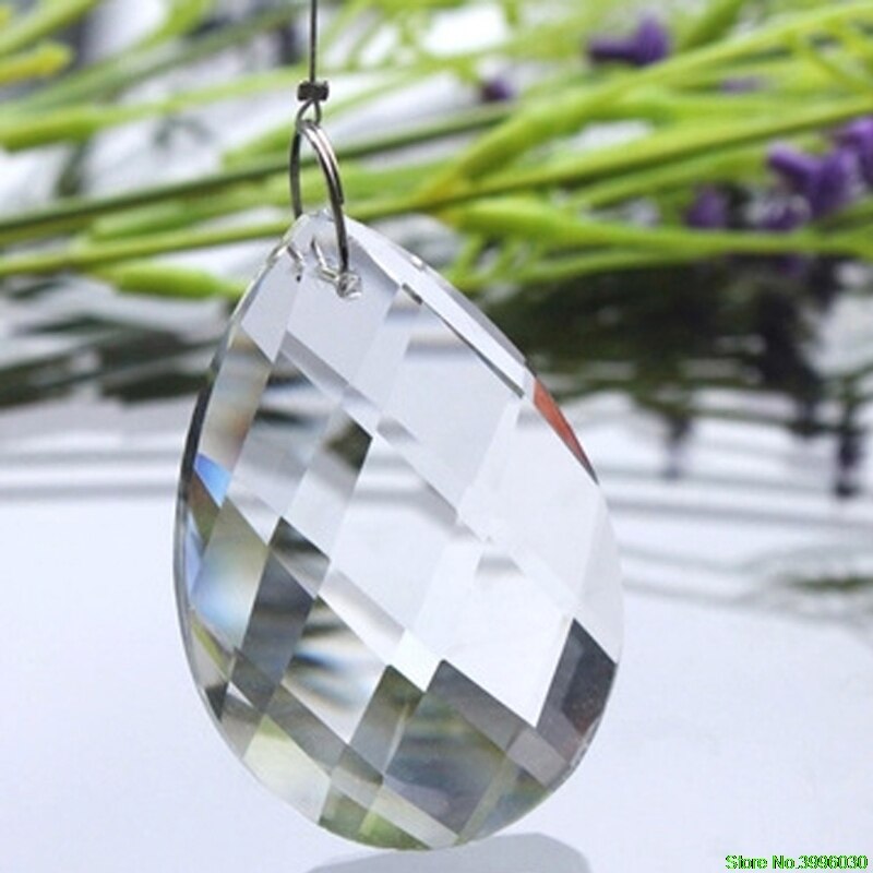 1pc rooster heldere kroonluchter glazen lamp prisma's onderdelen hangende druppels hangers 38mm