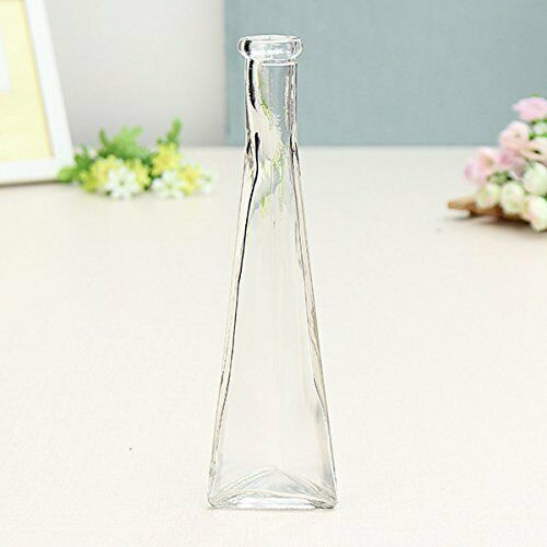 Kleur Clear Mini Glazen Vaas Zakkz Bloem Fles Glas Ornamenten Bloem Regelen Home Decor: White