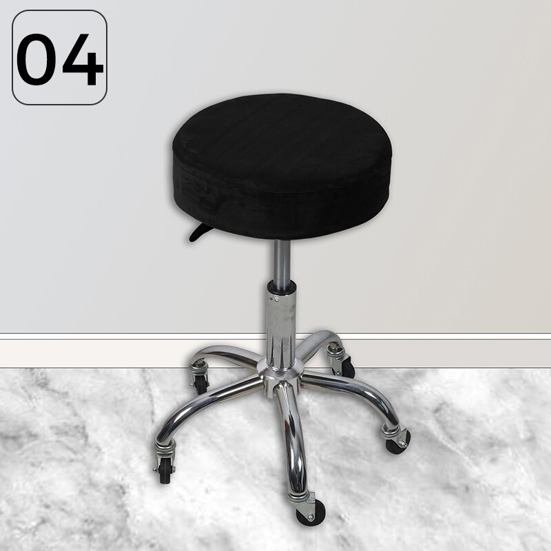 32-38cm Velvet Stool Cover Bar Round Swivel Chair Cover Universal Stool Cover Bar Coffee Shop Stool Cover: 4