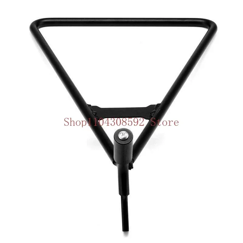 Cavalletto universale per motocross Mx per bici da cross Accessori per moto Cavalletto laterale triangolare per moto in acciaio nero 1 pezzo