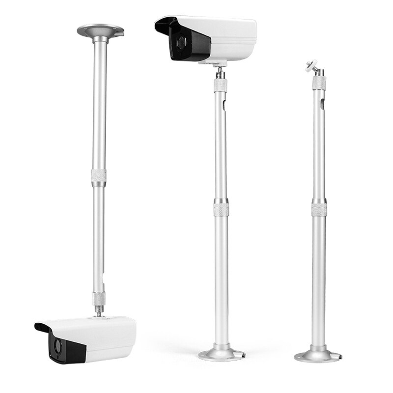 1PCs Retractable Extension Projector Bracket 360 Degree Adjustable Universal Ceiling Projector Metal Mount Stand For Projector