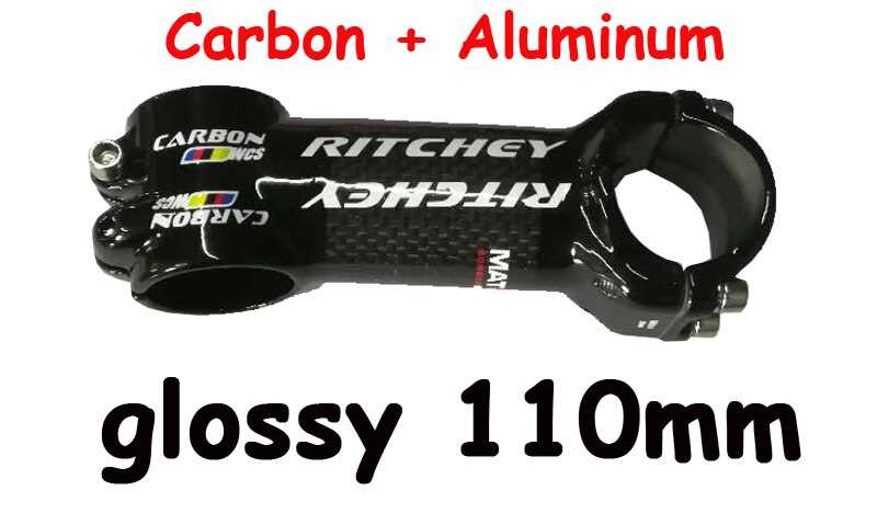 Carbon cykel frempind letvægts aluminium carbon fiber stigerør stang frempind landevej cykel frempind mtb styr frempinde 28.6-31.8mm freeshiping
