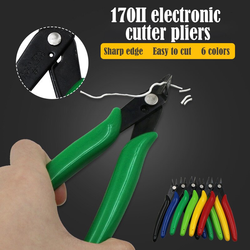 1PCS Electrical Wire Cable Cutters Cutting Side Snips Flush Pliers Nipper Hand Tools Pliers