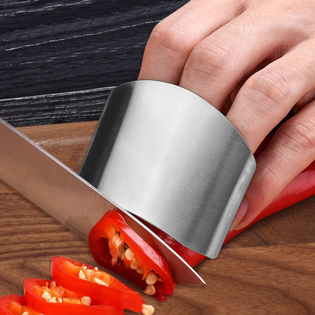 Stainless Steel Hand Silver Guard For Cutting Vegetables Suitable For
