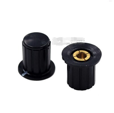 20 Pcs Zwarte Knop Knop Cap Is Geschikt Voor WXD3-13-2W-Turn Rond Speciale Potentiometer Knop