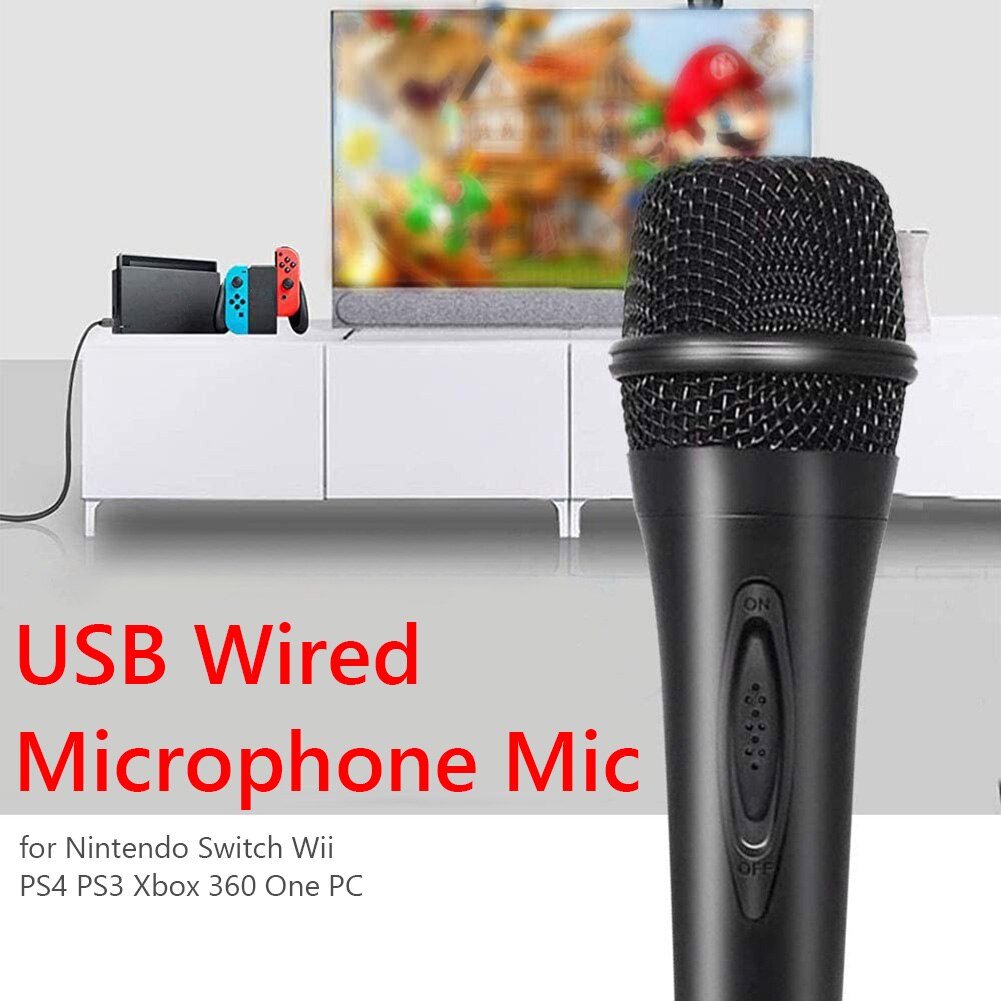 USB Wired Microphone for Nintendo Switch Wii PS4 P... – Grandado