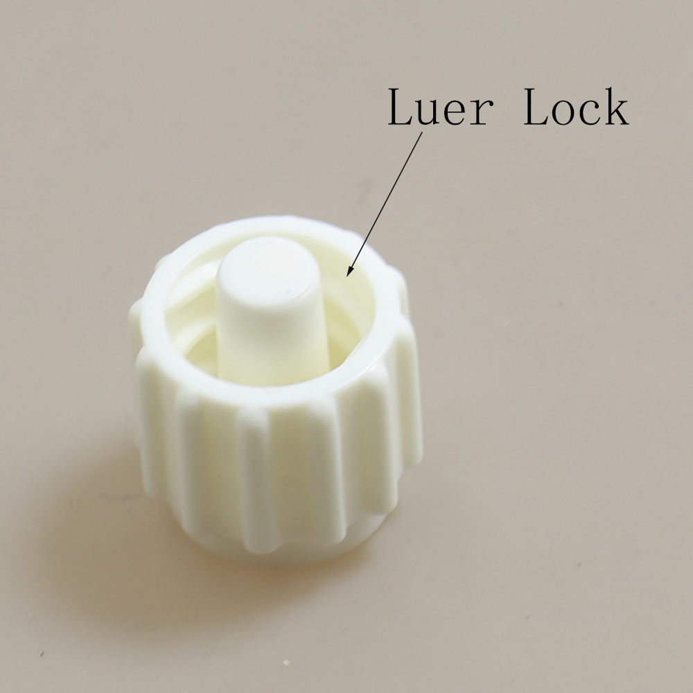 Male Luer Lock Plug Adapter ABS Plastic Air Valve Pipe Dispensing Glue Subpackag Syringe Barrel Fitting Connector End Cap Cove