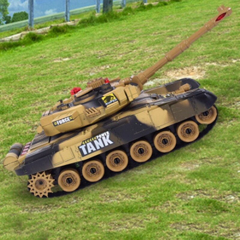 Fernbedienung Panzer freundlicher Modell Spielzeug 2,4G Eltern-Art Schlacht Ladung Fernbedienung Auto Simulation Jungen