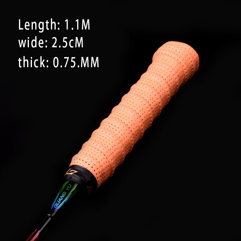 Quille colle à main, poinçonnage respirant antidérapant absorbant la sueur, ceinture, Badminton colle à main, canne à pêche, bande de poignée: z-4