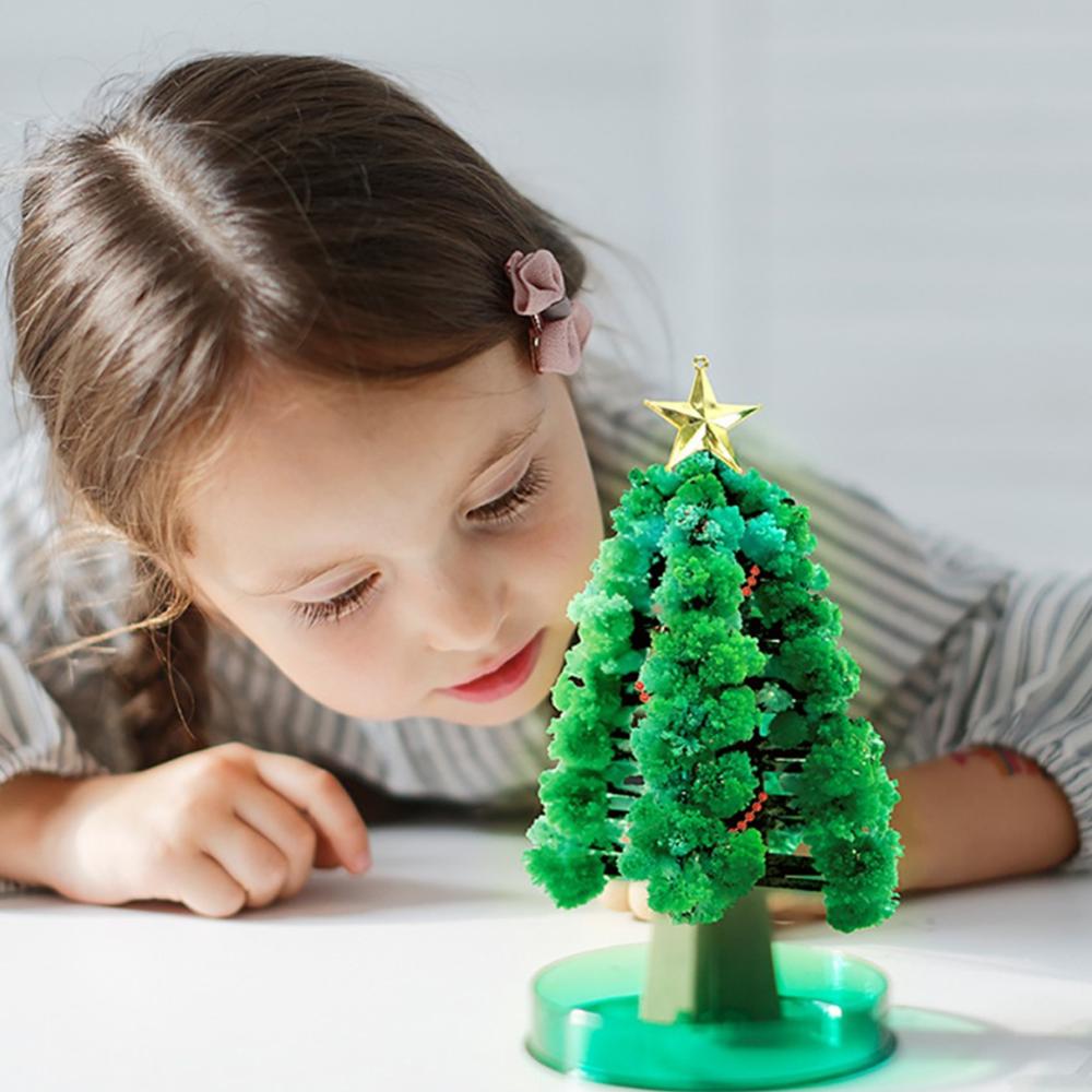 Magic Plants Growing Christmas Tree DIY Magic Growing Tree Your Own Fun Xmas Toy Novelty Christmas Tree Set Home Decoration