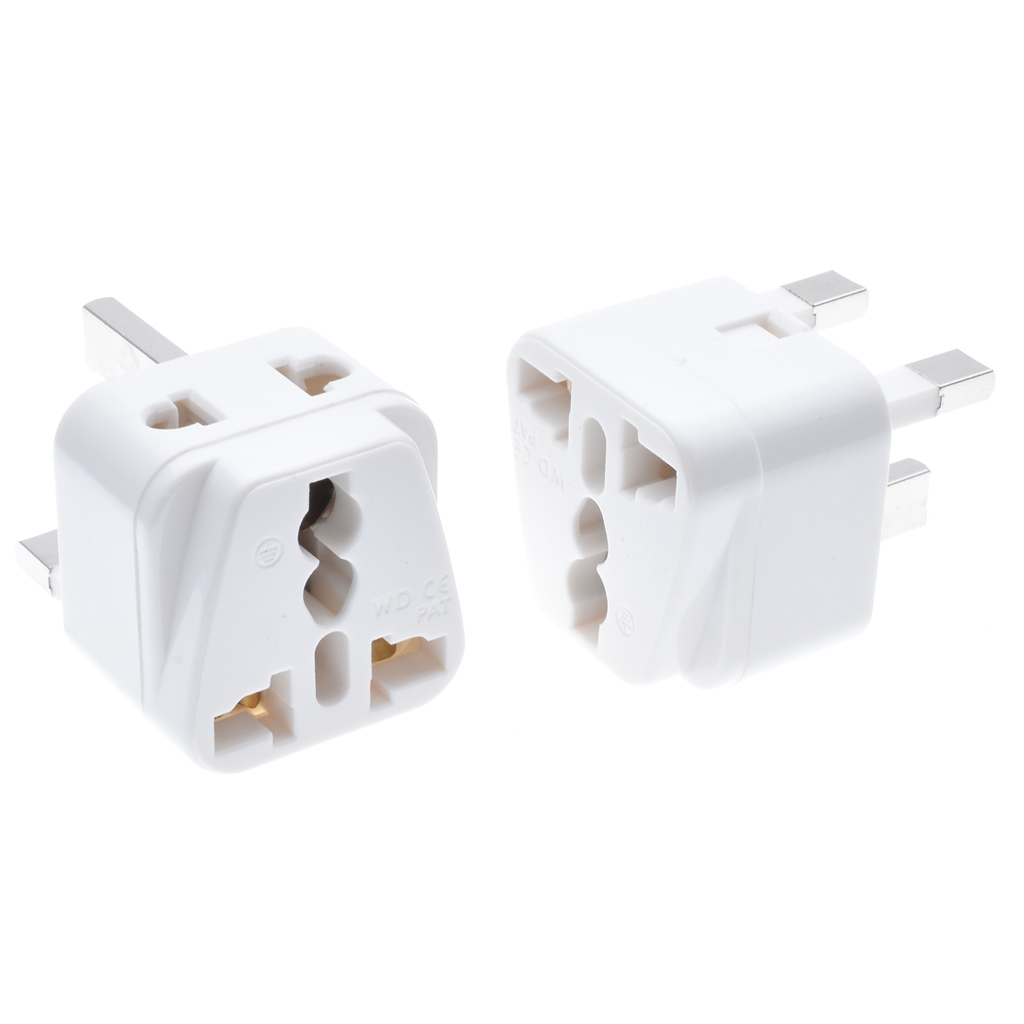 UK Universal Travel Adapter,worldwide Power plug to BS1363-A plug,BS plug to Universal Outlet Socket.