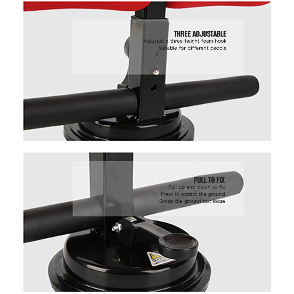 Stainless Steel Sit-Up Training Equipment Muscles Abdominal Weight Reduce Abdomen Sit-up Sucker Assistant Device Body Exercise