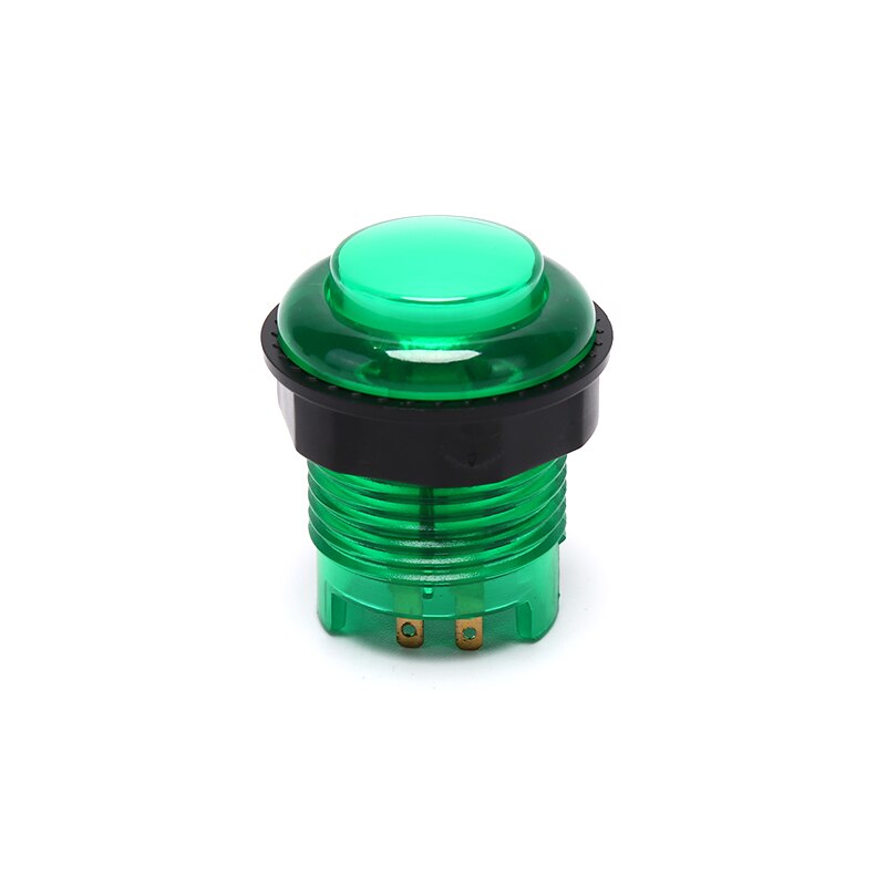 1PCS 28mm LED Arcade Push Button Arcade Start Button Switch 5V Illuminated Button Arcade Cabinet Accessories: GN