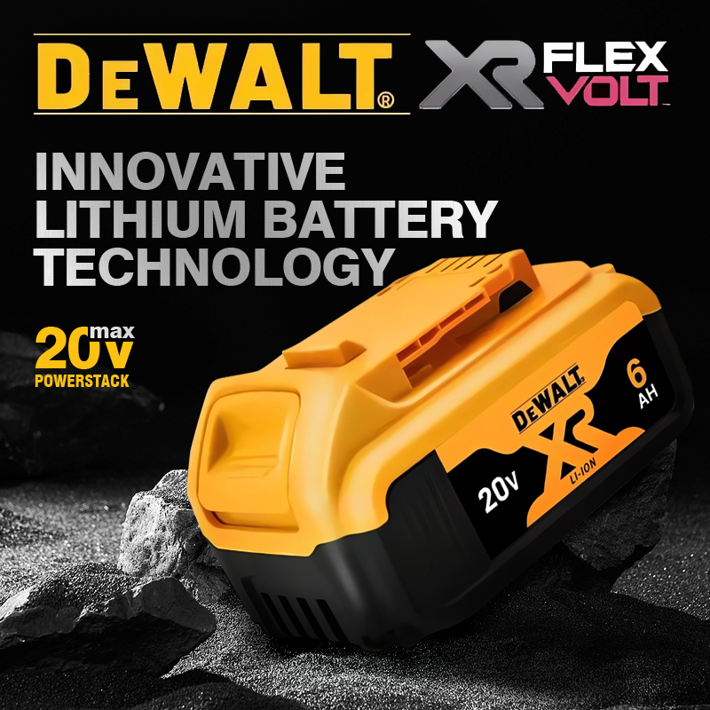 Dewalt original 18v, 6.0ah,  dcb 115,  dcb 118 batterioplader, hurtigopladning, litiumbatteri, værktøjsbatteri, original dewalt