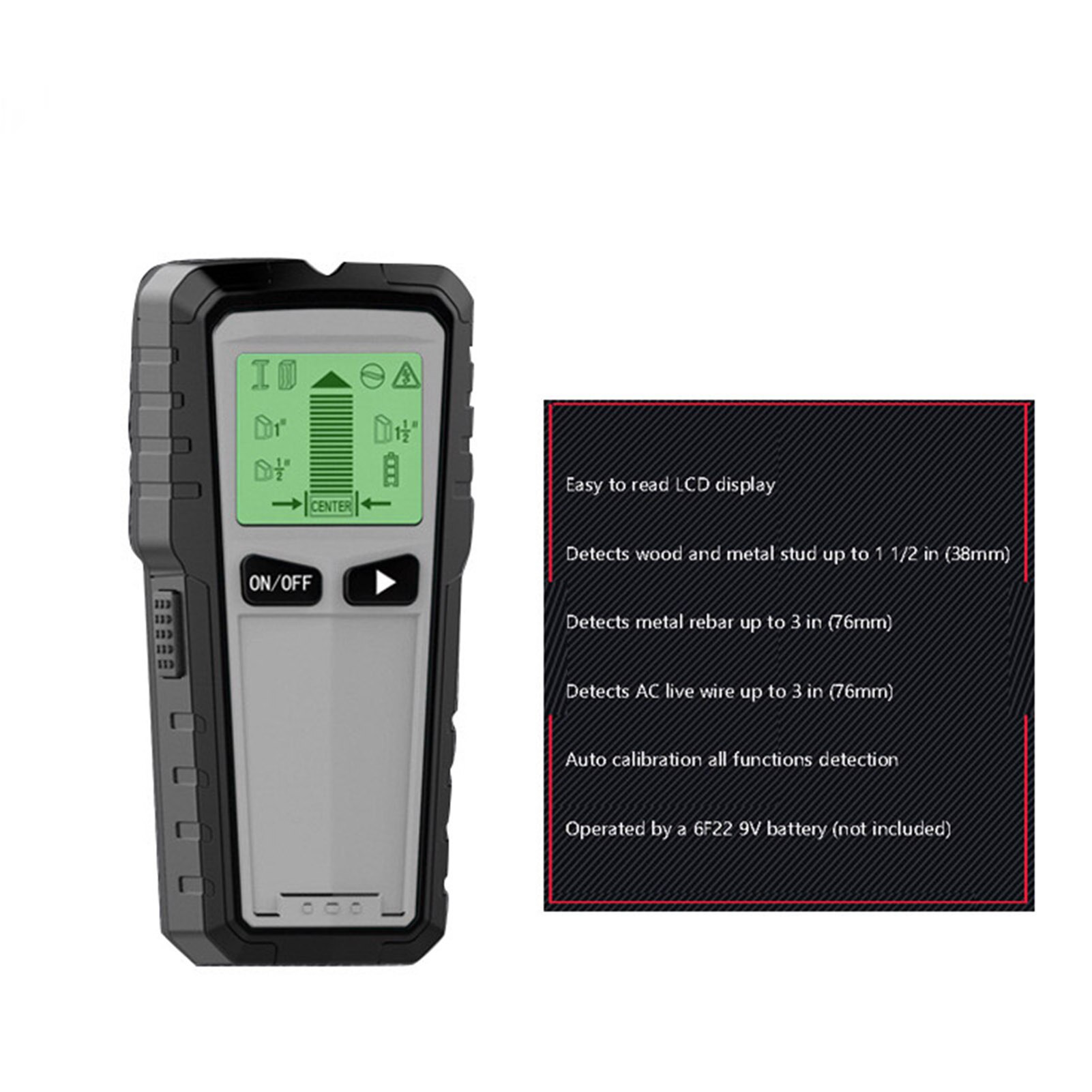 SUGIFT 5 in 1 Stud Finder Wall Scanner Electronic Detector in the Stud Finders department at SUGIFT 5 in 1 Stud Finder Wall Scanner Electronic Detector in the Stud Finders department at