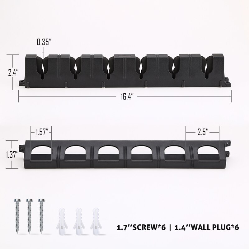 Vertical 6 Fishing Rod Racks Wall Stand Holder Tac... – Vicedeal