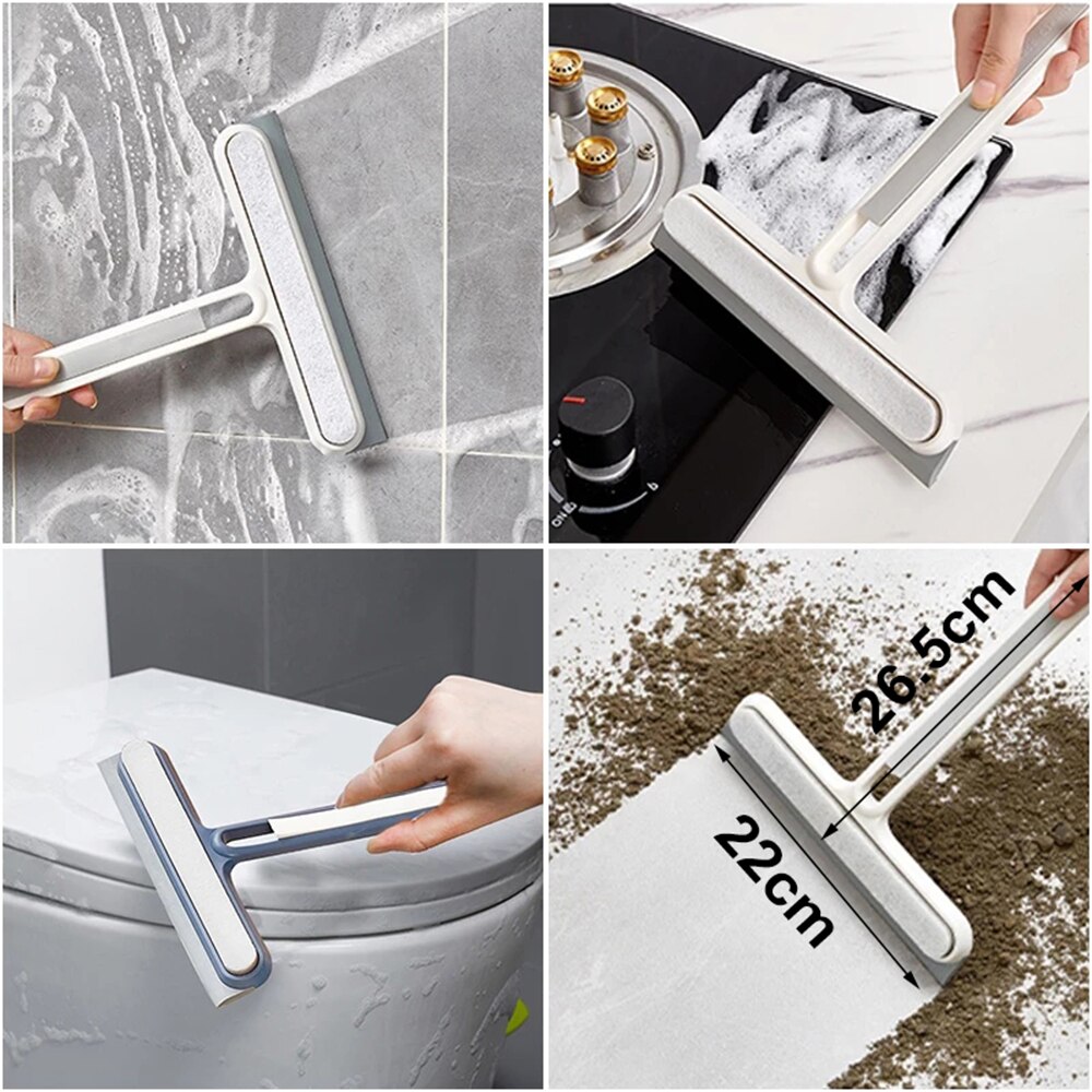 Eco-Friendly Rubber Silicon Wiper Glass Window Cleaner For Household