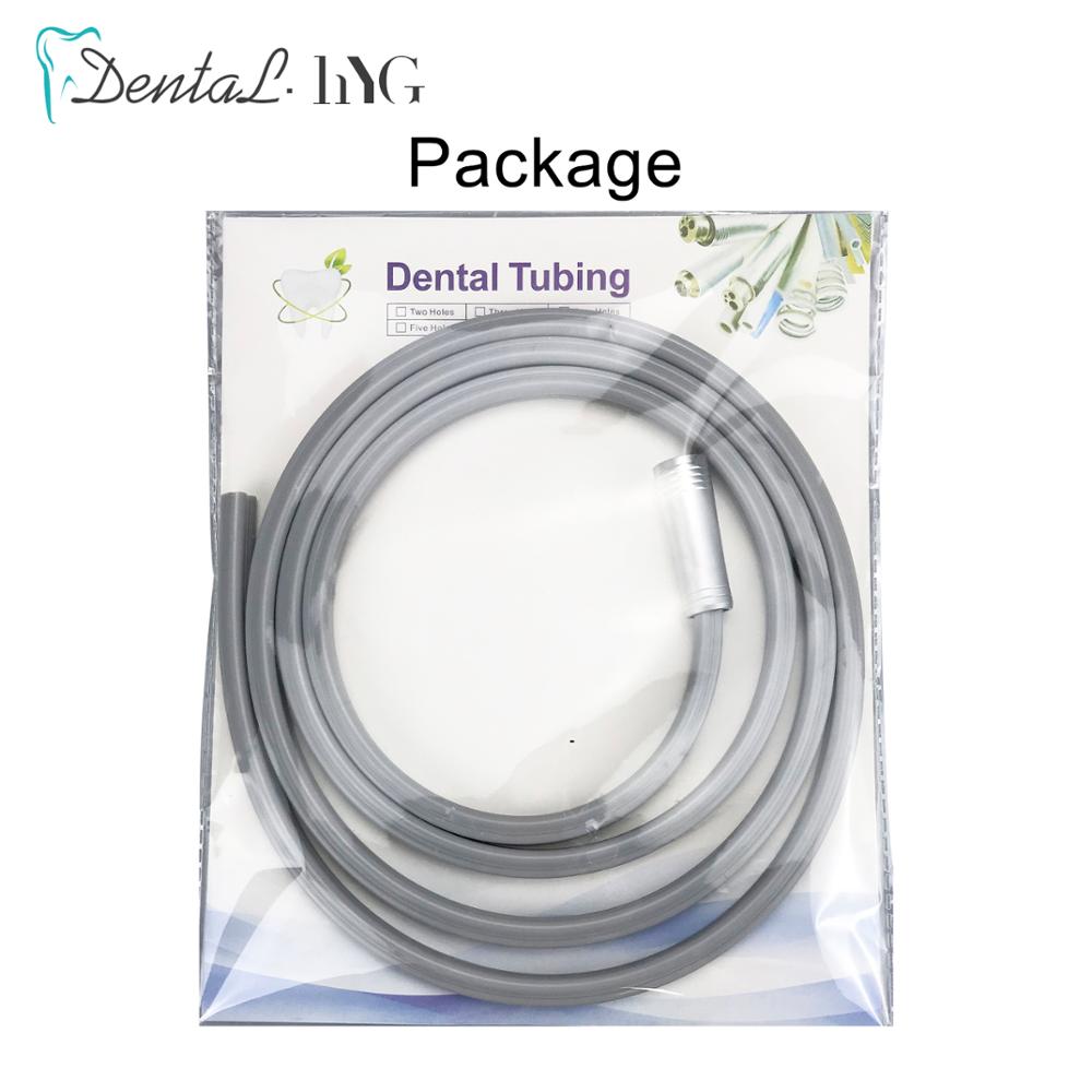 Tubo de manguera de pieza de mano Dental de , 2/4, orificios para materiales de odontología de pieza de mano Dental de alta velocidad, 1 Uds.