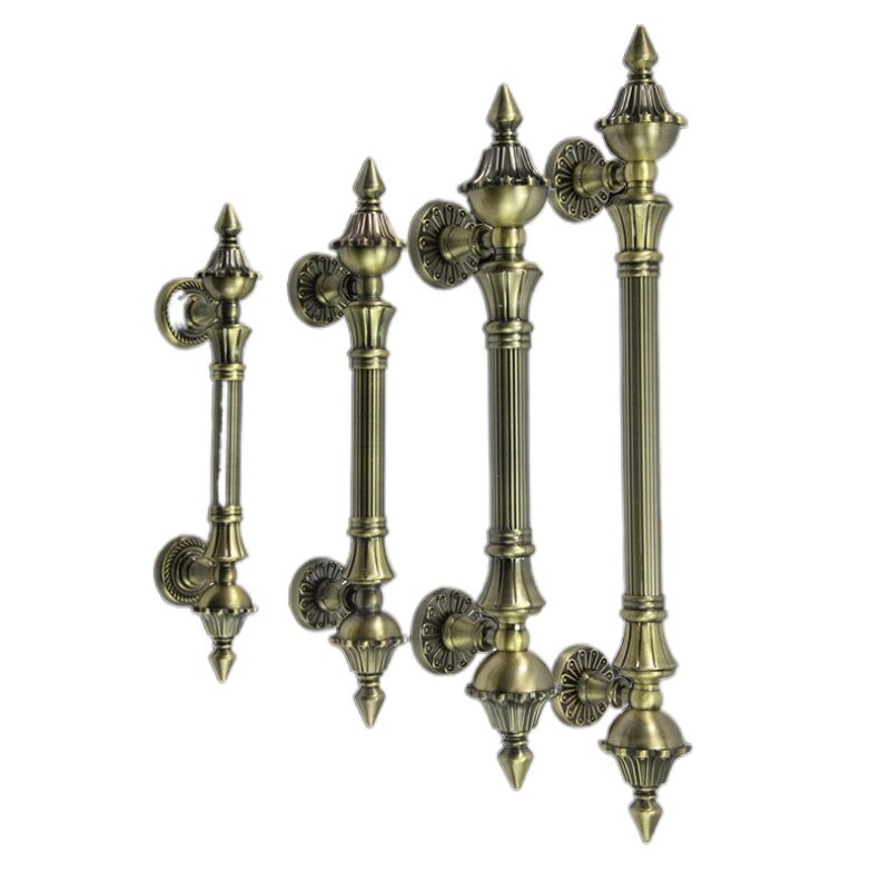 European Style Antique Door Handles - Zinc Alloy Vintage Cabinet Pulls For Wardrobes & Furniture