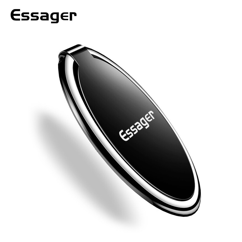 Essager Finger Ring Holder For iPhone 11 pro Samsung Universal Cell Mobile Phone Ring Grip Stand Support Magnetic Car Holder