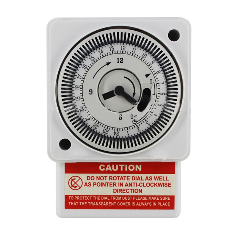 Mini Programmable Time Switch 24 Hours Mechanical Timer AC 110V-240V Energy Saving Mechanical Timing Switches